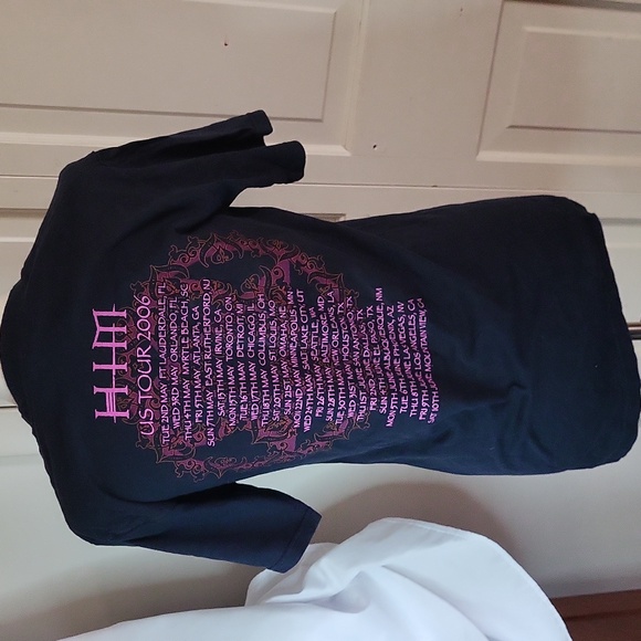 HIM 2006 Concert Shirt Band Tee Rare sz Adult Small - Picture 9 of 10